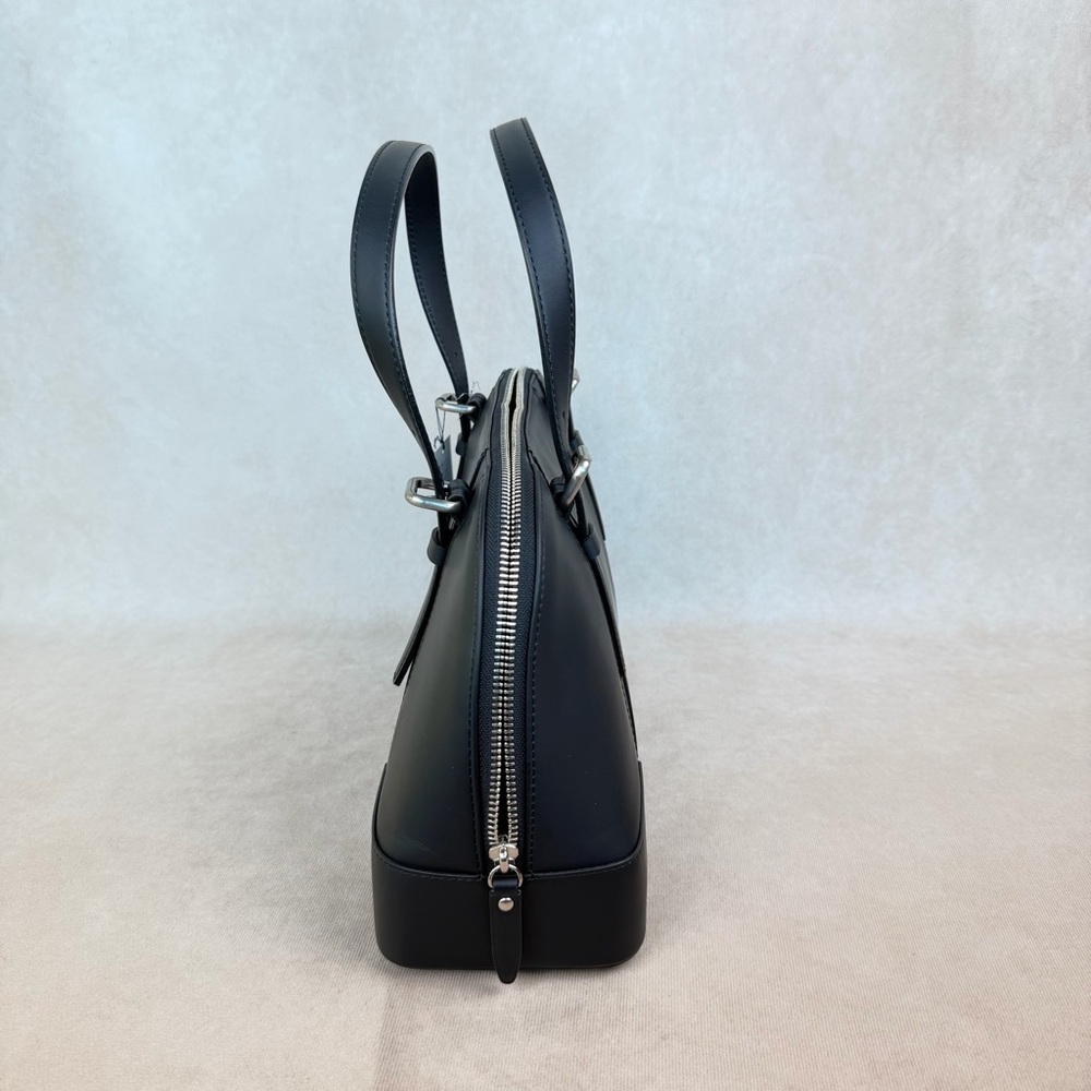 Authentic Burberry Japan Exclusive Leather Top Handle Bag Nova Check Lining - Picture 7 of 17